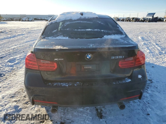 2013 BMW 3 Series 335i xDrive with VIN WBA3B9G58DNP39653, listed as a Copart auction lot 44425195 with 113,858 mi miles and Salvage title. Bid and sale history available at DreamBid. Image 6.