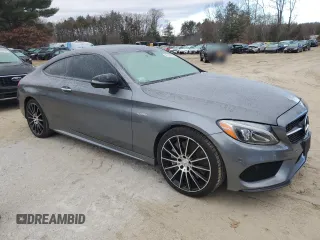 2017 Mercedes-Benz C 43 AMG with VIN WDDWJ6EB4HF556511, listed as a Copart auction lot 82282534 with 145,225 mi miles and Salvage Title. Bid and sale history available at carsss.com. Image 4.