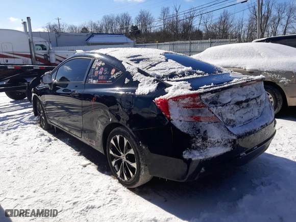 2013 Honda Civic Cpe Si with VIN 2HGFG4A51DH704783, listed as a Copart auction lot 45282705 with NaN miles and Salvage Title. Bid and sale history available at carsss.com. Image 2.