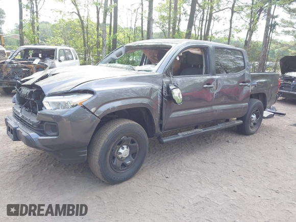 2022 Toyota Tacoma SR with VIN 3TYAX5GN1NT042099, listed as a IAAI auction lot 42081791 with 38,621 mi miles and . Bid and sale history available at DreamBid. Image 18.