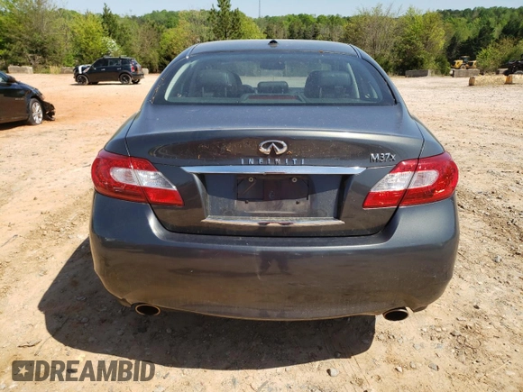 2011 Infiniti M37 with VIN JN1BY1AR5BM376938, listed as a Copart auction lot 52233545 with 193,490 mi miles and Salvage Title. Bid and sale history available at carsss.com. Image 6.