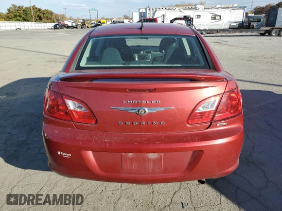 2010 Chrysler Sebring Limited with VIN 1C3CC5FB9AN111844, listed as a Copart auction lot 77733654 with 81,265 mi miles and Salvage Title. Bid and sale history available at carsss.com. Image 6.