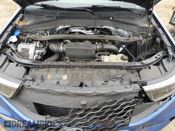 2020 Ford Explorer ST with VIN 1FM5K8GC7LGB42206, listed as a Copart auction lot 53849925 with 75,638 mi miles and Salvage Title. Bid and sale history available at DreamBid. Image 12.
