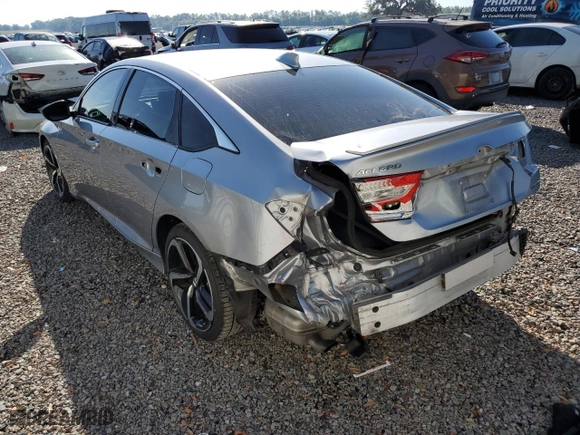 2020 Honda Accord Sedan Sport with VIN 1HGCV1F37LA084100, listed as a Copart auction lot 50262135 with 90,639 mi miles and Non Repairable. Bid and sale history available at carsss.com. Image 2.