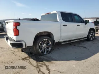 2020 Chevrolet Silverado 1500 Custom with VIN 1GCPWBEH1LZ179009, listed as a Copart auction lot 46751705 with 77,057 mi miles and Salvage Title. Bid and sale history available at carsss.com. Image 3.