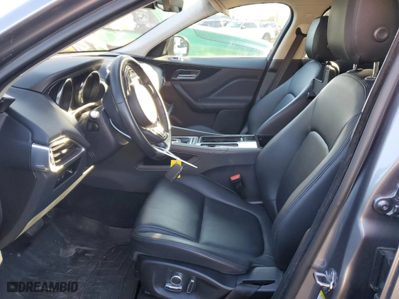 2020 Jaguar F-PACE 25t Premium with VIN SADCJ2FXXLA655019, listed as a Copart auction lot 83387044 with 59,975 mi miles and Salvage Title. Bid and sale history available at carsss.com. Image 7.