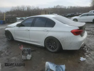 2016 BMW 3 Series 340i xDrive with VIN WBA8B7G58GNT96017, listed as a Copart auction lot 45542255 with 38,542 mi miles and Salvage title. Bid and sale history available at DreamBid. Image 2.