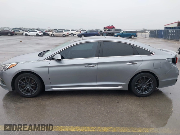 2015 Hyundai Sonata 2.4L Sport with VIN 5NPE34AF8FH208677, listed as a IAAI auction lot 41615270 with 141,639 mi miles. Bid and sale history available at carsss.com. Image 15.