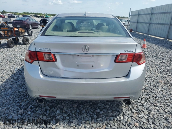 2011 Acura TSX with VIN JH4CU2F63BC015990, listed as a Copart auction lot 58931425 with 105,113 mi miles and Salvage title. Bid and sale history available at DreamBid. Image 6.