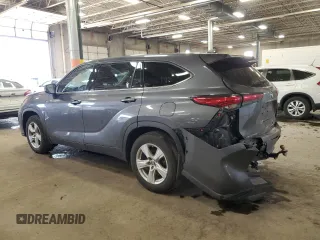 2020 Toyota Highlander LE with VIN 5TDBZRBHXLS004645, listed as a Copart auction lot 47989115 with 69,245 mi miles and Salvage title. Bid and sale history available at DreamBid. Image 2.