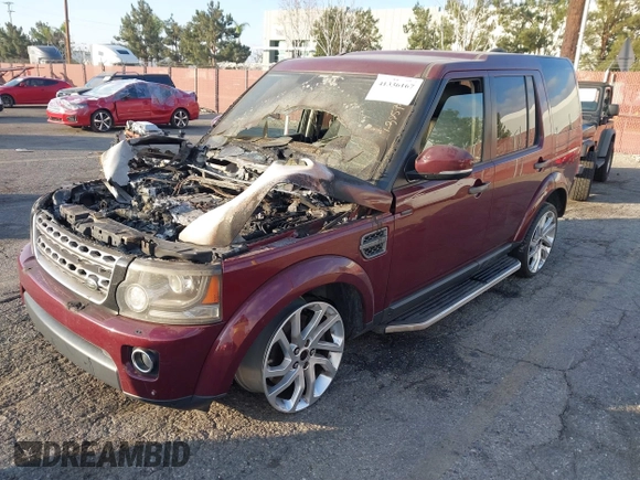 2016 Land Rover LR4 HSE with VIN SALAG2V69GA820275, listed as a IAAI auction lot 41336167 with Not provided miles and . Bid and sale history available at DreamBid. Image 2.