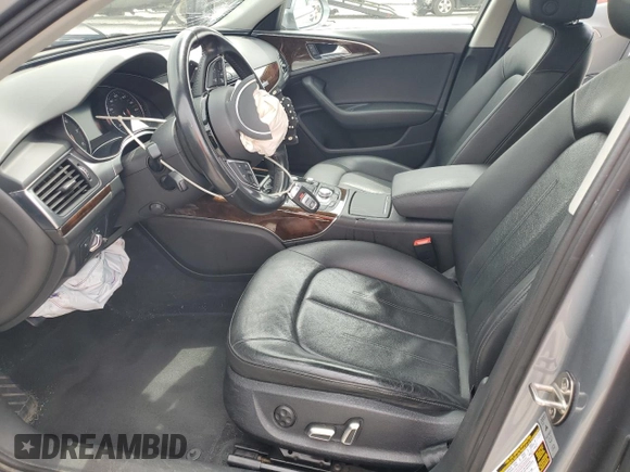 2016 Audi A6 Premium Plus with VIN WAUGFAFC0GN069558, listed as a Copart auction lot 57051425 with Not provided miles and Salvage title. Bid and sale history available at DreamBid. Image 7.