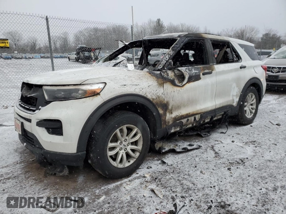 2020 Ford Explorer with VIN 1FMSK8BH8LGC85266, listed as a Copart auction lot 45816625 with Not Provided miles and Salvage Title. Bid and sale history available at carsss.com. Image 1.