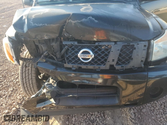 2015 Nissan Titan S with VIN 1N6AA0EJ3FN506112, listed as a Copart auction lot 43260445 with 146,523 mi miles and Salvage Title. Bid and sale history available at carsss.com. Image 12.