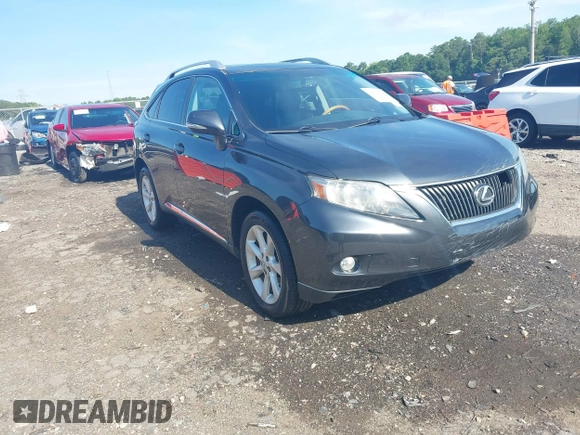 2010 Lexus RX 350 with VIN 2T2BK1BA5AC052497, listed as a IAAI auction lot 42554088 with 289,008 mi miles and . Bid and sale history available at DreamBid. Image 1.