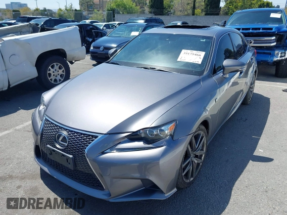 2015 Lexus IS 250 with VIN JTHBF1D21F5055589, listed as a IAAI auction lot 39175466 with 98,955 mi miles and . Bid and sale history available at DreamBid. Image 6.