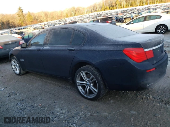 2012 BMW 7 Series 740Li with VIN WBAKB4C53CC576926, listed as a Copart auction lot 80361594 with 100,675 mi miles and Clean Title. Bid and sale history available at carsss.com. Image 2.