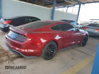 2018 Ford Mustang EcoBoost z VIN 1FA6P8TH1J5154751, wystawiony jako Copart lot #58478205 z przebiegiem 73 097 mil mil oraz Szkoda całkowita • Salvage title. Historia ofert i sprzedaży dostępna na DreamBid. Obrazek 3.