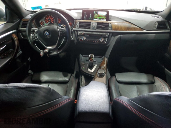 2017 BMW 4 Series 430i xDrive with VIN WBA4F9C39HG813301, listed as a Copart auction lot 55651145 with 142,752 mi miles and Salvage title. Bid and sale history available at DreamBid. Image 8.