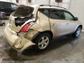 2004 Nissan Murano SL with VIN JN8AZ08W04W310028, listed as a Copart auction lot 84245544 with 168,414 mi miles and Salvage Title. Bid and sale history available at carsss.com. Image 3.