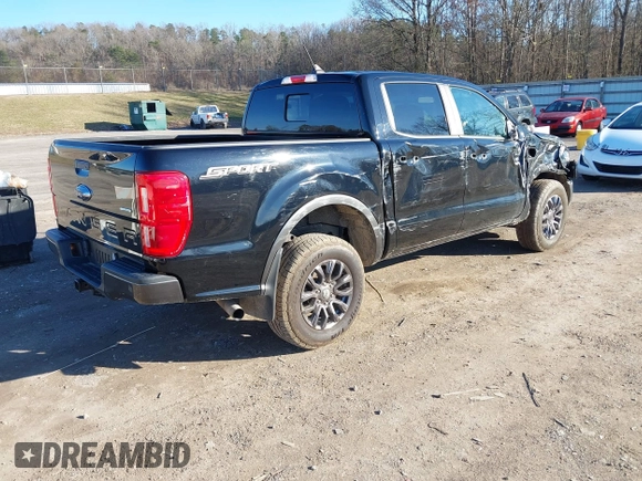 2019 Ford Ranger XL with VIN 1FTER4EH3KLA32962, listed as a IAAI auction lot 41595011 with 106,253 mi miles. Bid and sale history available at carsss.com. Image 4.