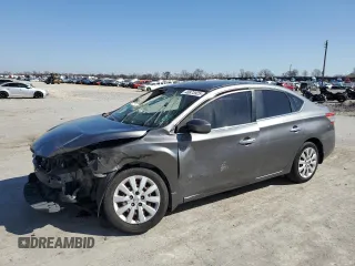 2015 Nissan Sentra SV with VIN 3N1AB7AP5FY331385, listed as a Copart auction lot 48873925 with 164,296 mi miles and Non Repairable. Bid and sale history available at carsss.com. Image 1.