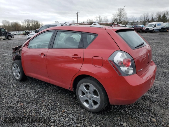 2009 Pontiac Vibe with VIN 5Y2SM67069Z406444, listed as a Copart auction lot 84369834 with 80,440 mi miles and Salvage Title. Bid and sale history available at carsss.com. Image 2.