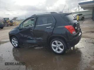 2016 Chevrolet Trax LTZ with VIN KL7CJRSB2GB562166, listed as a Copart auction lot 50413105 with 57,058 mi miles and Salvage Title. Bid and sale history available at carsss.com. Image 2.