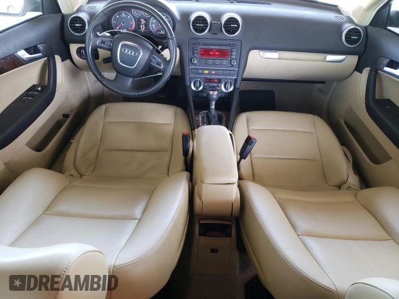 2013 Audi A3 Premium Plus with VIN WAUKJAFM0DA030456, listed as a Copart auction lot 60931685 with 107,250 mi miles and Salvage title. Bid and sale history available at DreamBid. Image 8.