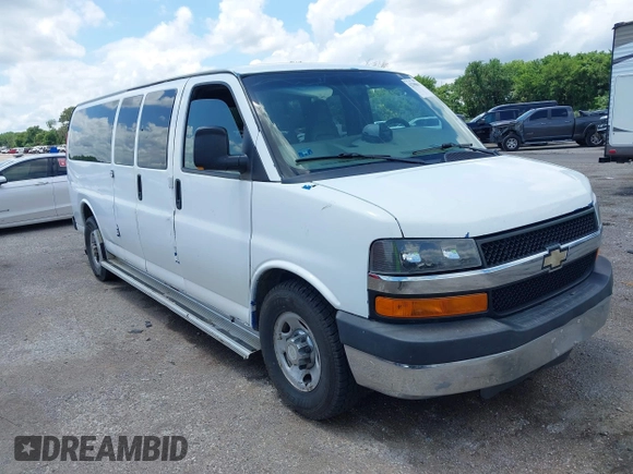 2011 Chevrolet Express Passenger 1LT с VIN 1GAZG1FG1B1134583, выставлен на аукционе IAAI как лот 42298615 с пробегом 348 107 миль миль и . История ставок и продаж доступна на DreamBid. Изображение 1.