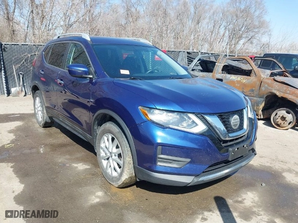 2018 Nissan Rogue S with VIN 5N1AT2MV2JC776705, listed as a IAAI auction lot 41759962 with 164,800 mi miles. Bid and sale history available at carsss.com. Image 1.