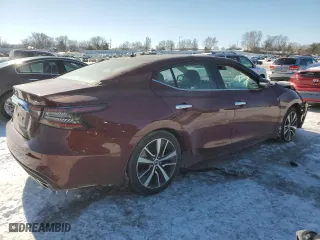 2020 Nissan Maxima SL with VIN 1N4AA6DV0LC376863, listed as a Copart auction lot 45686645 with 143,212 mi miles and Salvage Title. Bid and sale history available at carsss.com. Image 3.