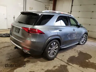 2022 Mercedes-Benz GLE 450 with VIN 4JGFB5KB3NA601982, listed as a Copart auction lot 46053525 with 32,653 mi miles and Salvage title. Bid and sale history available at DreamBid. Image 3.