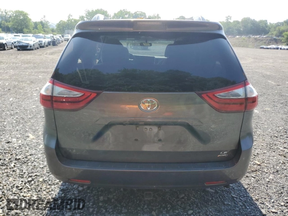 2015 Toyota Sienna LE with VIN 5TDJK3DC0FS112243, listed as a Copart auction lot 61791405 with 86,039 mi miles and Salvage title. Bid and sale history available at DreamBid. Image 6.
