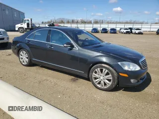 2009 Mercedes-Benz S with VIN WDDNF84XX9A277889, listed as a Copart auction lot 54190355 with 205,362 mi miles and Clean Title. Bid and sale history available at DreamBid. Image 4.