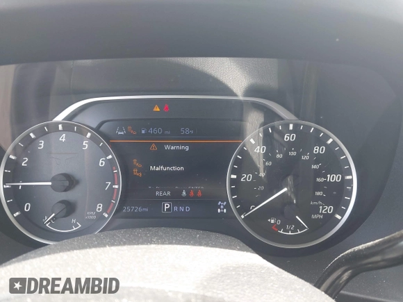 2024 Nissan Titan SV with VIN 1N6AA1EC6RN110607, listed as a IAAI auction lot 42167410 with 25,726 mi miles and . Bid and sale history available at DreamBid. Image 7.