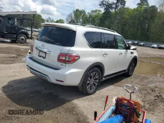 2017 Nissan Armada SL with VIN JN8AY2ND0H9000922, listed as a Copart auction lot 50698965 with 170,769 mi miles and Salvage Title. Bid and sale history available at carsss.com. Image 3.