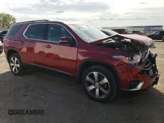 2021 Chevrolet Traverse LT Leather with VIN 1GNEVHKW3MJ164180, listed as a Copart auction lot 71749514 with 36,650 mi miles and Salvage Title. Bid and sale history available at carsss.com. Image 4.