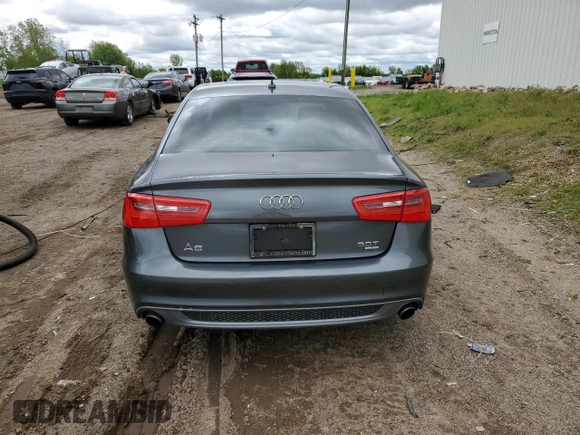 2014 Audi A6 Prestige with VIN WAUHGAFC4EN015856, listed as a Copart auction lot 57858615 with 171,047 mi miles and Clean title. Bid and sale history available at DreamBid. Image 6.