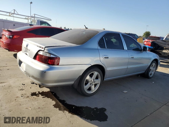 2003 Acura TL Type S w/Navigation System with VIN 19UUA569X3A022959, listed as a Copart auction lot 74133704 with 0 mi miles and Salvage Title. Bid and sale history available at carsss.com. Image 3.
