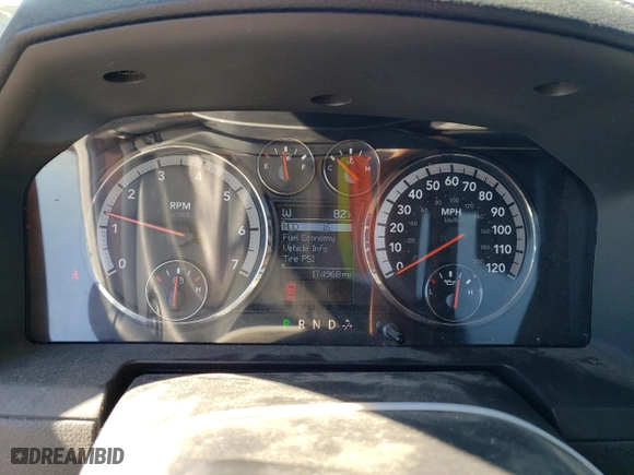 2010 Dodge Ram 1500 SLT with VIN 1D7RB1CT0AS176331, listed as a Copart auction lot 80502534 with 174,968 mi miles and Salvage Title. Bid and sale history available at carsss.com. Image 9.