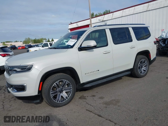 2022 Jeep Wagoneer Series III with VIN 1C4SJVDT7NS137133, listed as a IAAI auction lot 42024318 with 53,511 mi miles and . Bid and sale history available at DreamBid. Image 2.