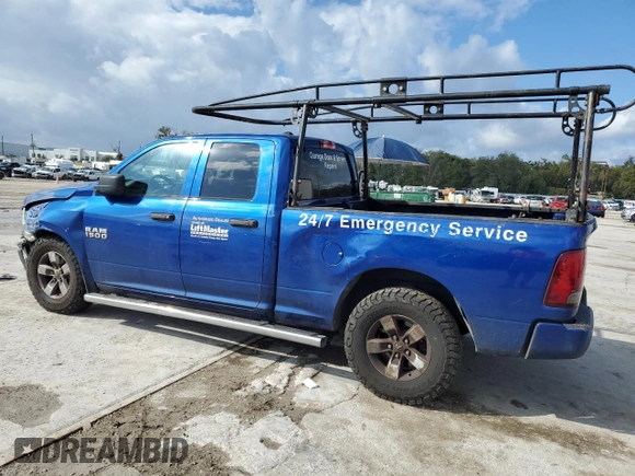 2018 Ram 1500 Tradesman with VIN 1C6RR6FT2JS211103, listed as a Copart auction lot 85976124 with 347,748 mi miles and Salvage title. Bid and sale history available at DreamBid. Image 2.