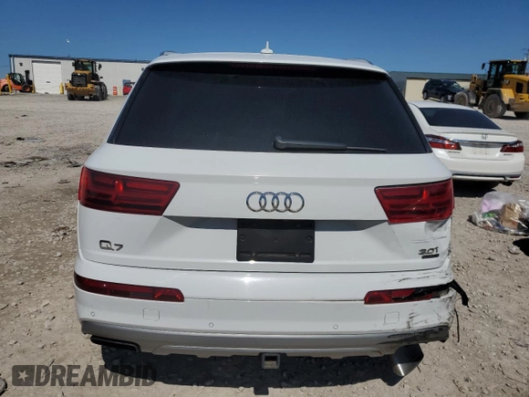 2017 Audi Q7 Prestige with VIN WA1VAAF75HD002676, listed as a Copart auction lot 49992565 with 143,814 mi miles and Salvage Title. Bid and sale history available at carsss.com. Image 6.
