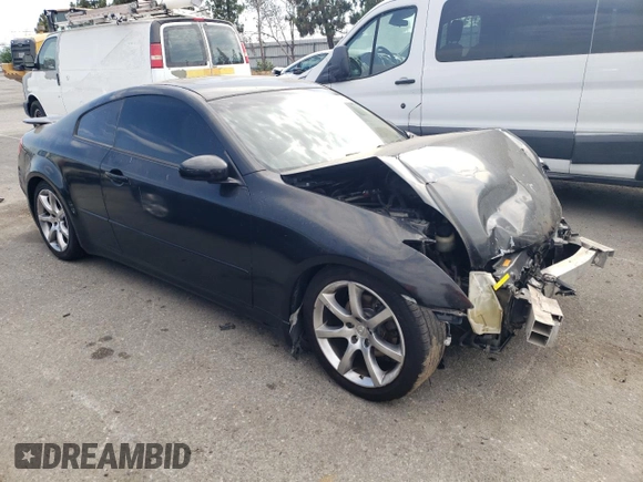 2004 Infiniti G35 w/Leather with VIN JNKCV54E64M801952, listed as a Copart auction lot 64518984 with 117,695 mi miles and Salvage Title. Bid and sale history available at DreamBid. Image 4.