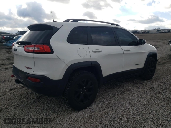 2017 Jeep Cherokee Trailhawk L Plus with VIN 1C4PJMBB7HW500120, listed as a Copart auction lot 84458794 with 157,311 mi miles and Salvage Title. Bid and sale history available at carsss.com. Image 3.