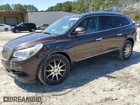 2016 Buick Enclave Leather with VIN 5GAKVBKD5GJ149659, listed as a Copart auction lot 51893065 with 201,585 mi miles and Salvage Title. Bid and sale history available at carsss.com. Image 1.