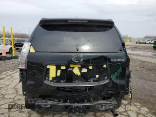 2023 Lexus GX with VIN JTJAM7BX6P5365787, listed as a Copart auction lot 45488285 with 22,101 mi miles and Salvage Title. Bid and sale history available at carsss.com. Image 6.
