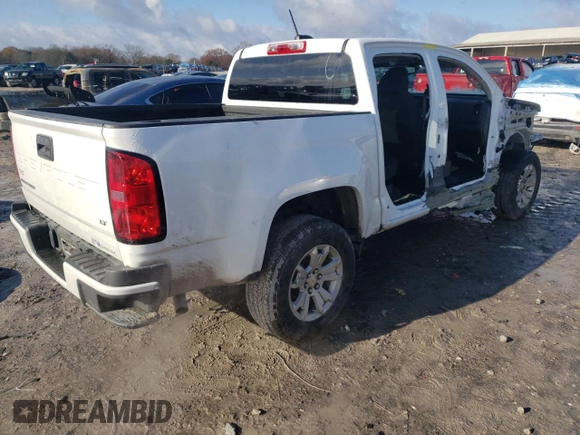 2022 Chevrolet Colorado 2WD LT z VIN 1GCGSCEA8N1331700, wystawiony jako Copart lot #84051964 z przebiegiem 28 146 mil mil oraz Szkoda całkowita • Salvage title. Historia ofert i sprzedaży dostępna na DreamBid. Obrazek 3.