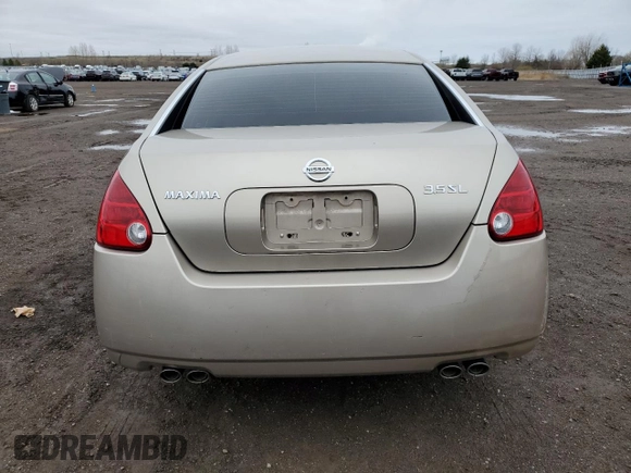 2004 Nissan Maxima SE with VIN 1N4BA41E64C924122, listed as a Copart auction lot 52820844 with 98,016 mi miles and Clean Title. Bid and sale history available at carsss.com. Image 6.
